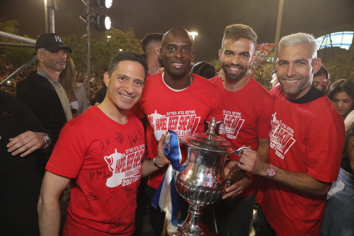 שכטר, ויטור, אספרייה ורוביק. קרדיט - עיריית באר שבע