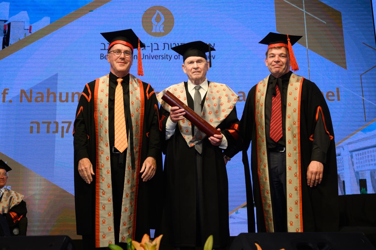 פרופ‘ נחום זוננברג.  קרדיט צילום: דני מכליס, אוניברסיטת בן-גוריון בנגב