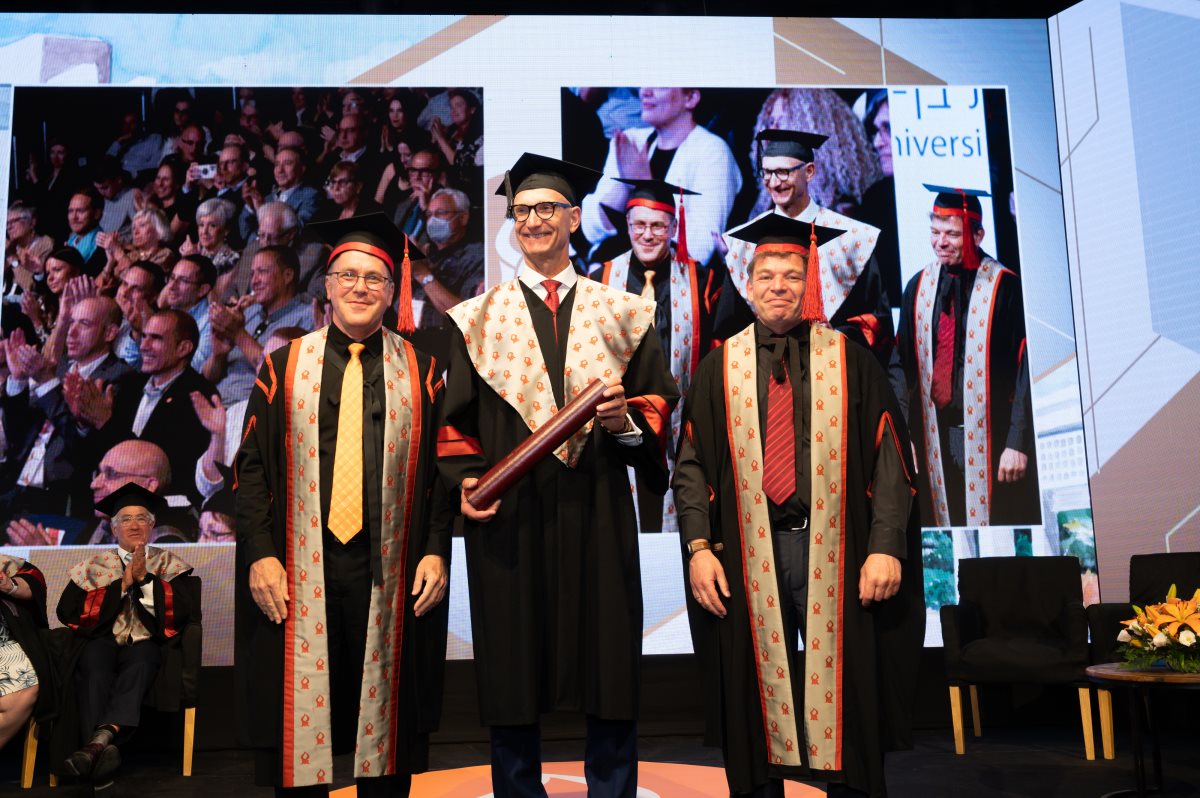 טימותאוס הוטגס.  קרדיט צילום: דני מכליס, אוניברסיטת בן-גוריון בנגב