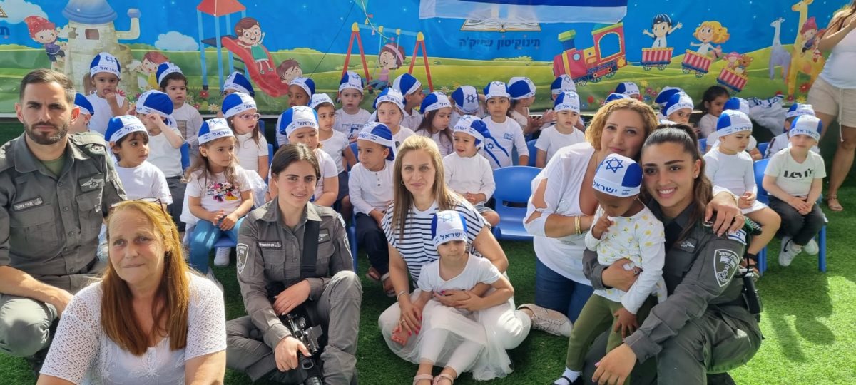 לוחמי מגב והילדים, אמש. קרדיט - ציפורה חלפון