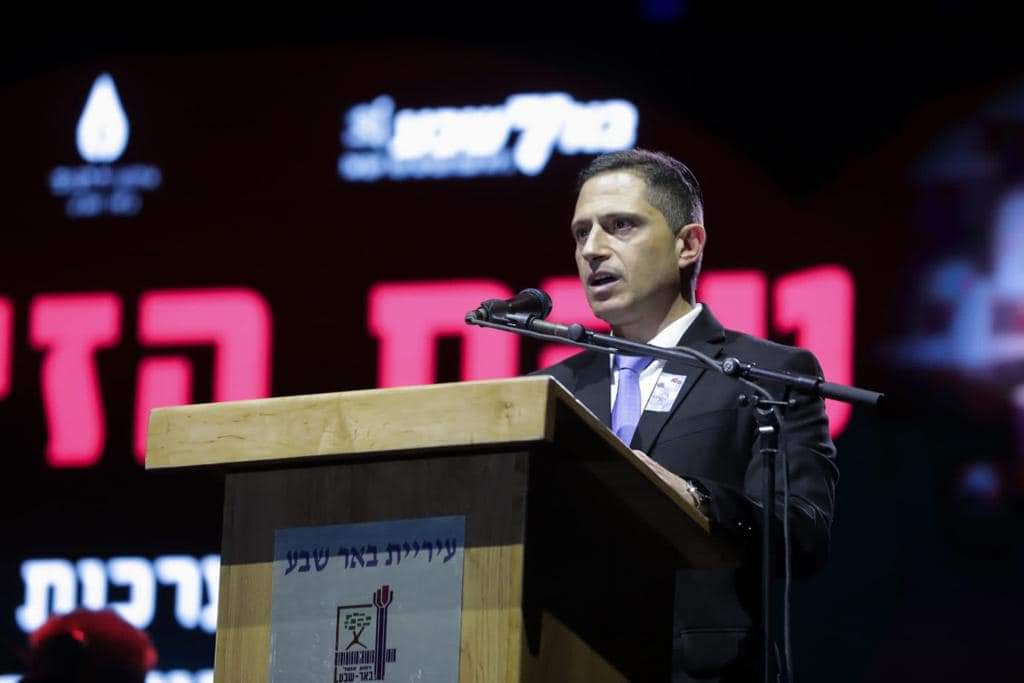 רוביק דנילוביץ', אמש. קרדיט - עיריית באר שבע