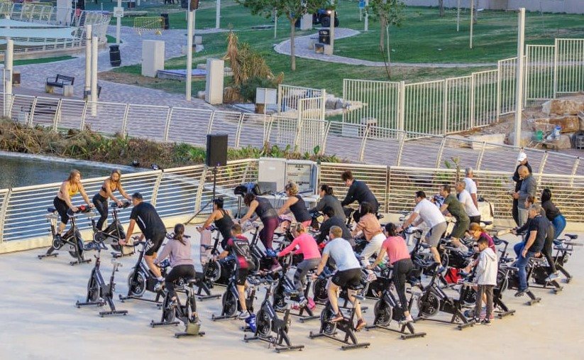 מקדמים את הספורט בדימונה . קרדיט צילום - יח''צ 