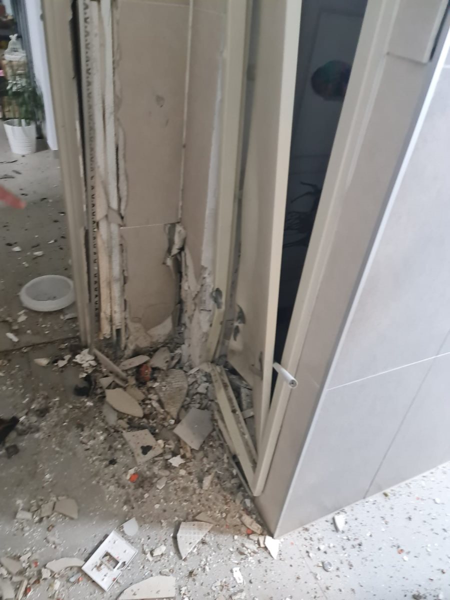 זירת הפיצוץ. קרדיט - תוכן גולשים ע"פ סעיף 27א'