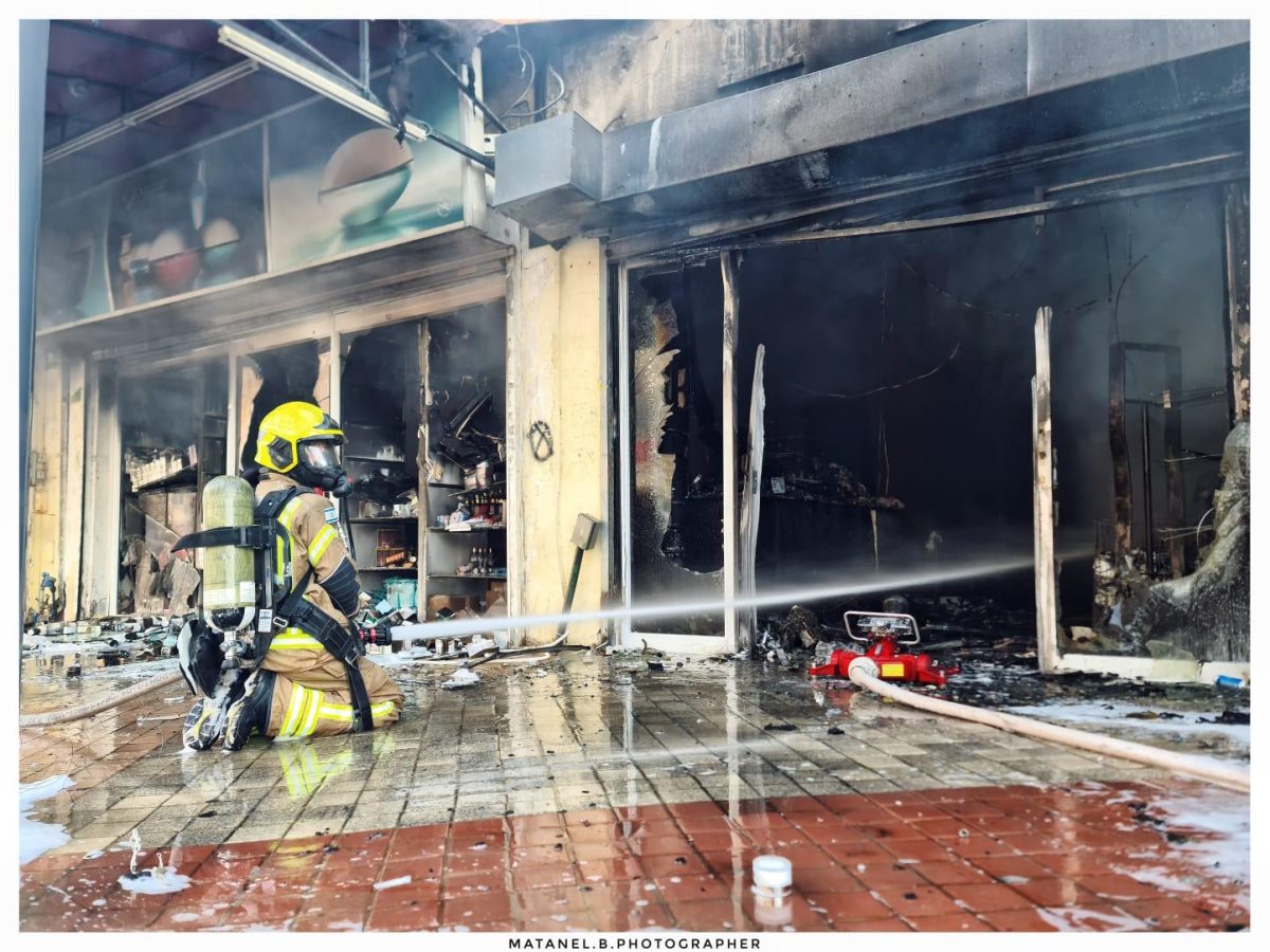 קרדיט: מתנאל בושרי - תיעוד מבצעי כבאות והצלה מחוז דרום 