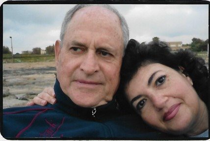 דב בהט עם אשתו נלי, צילום פרטי