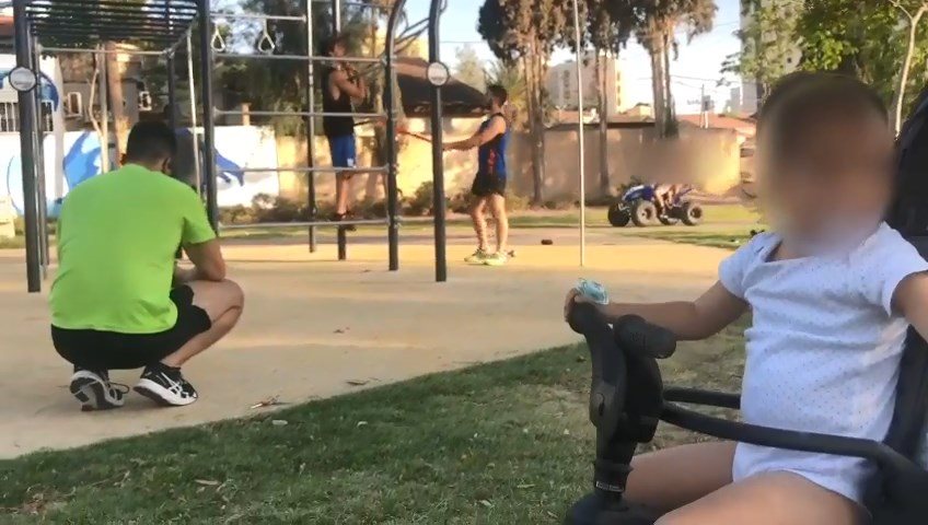 טרקטורון נוסע ללא הפרעה. קרדיט - צילום פרטי