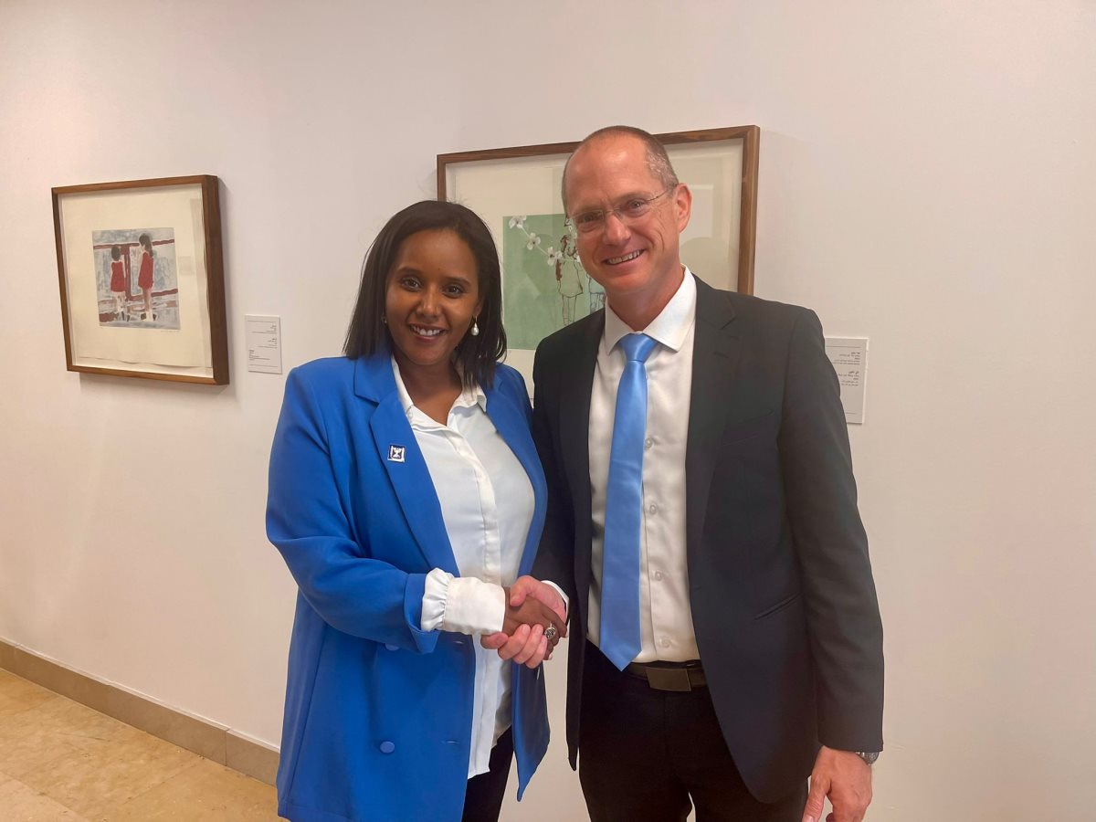 השרים פורר ותמנו שאטה. קרדיט - צילום פרטי