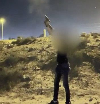 הסרטון שהפליל את החשוד. קרדיט - צילום פרטי