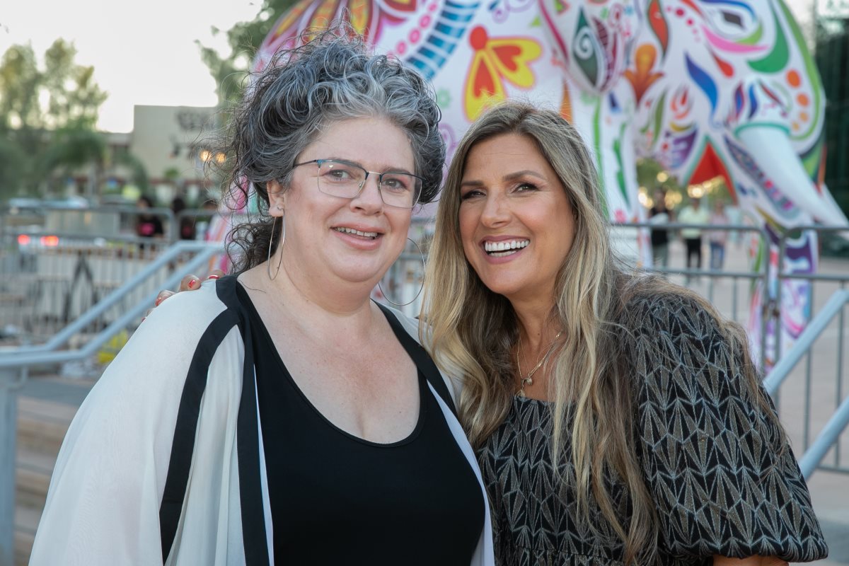 אפרת זיו אספיס וקלאודיה צובל. צילום: דיאגו מיטלברג