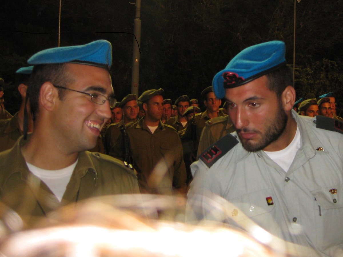 עדי פארן כסגן מפקד סוללה בסיום מחזור טירונים