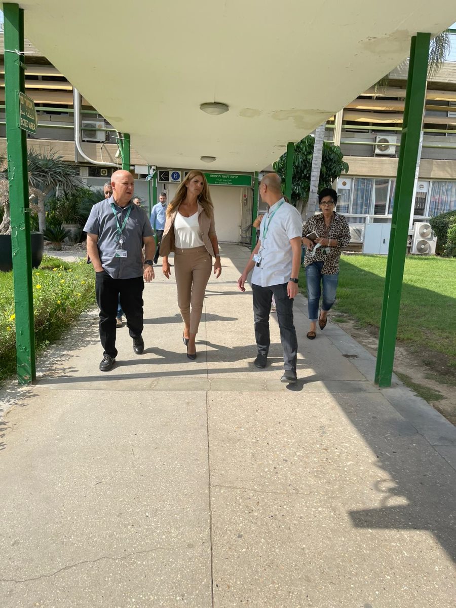 ח"כ לימור מגן תלם בסיור בסורוקה