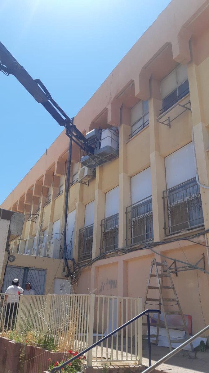 שיפוצים בבתי ספר בעיר. קרדיט - עיריית באר שבע