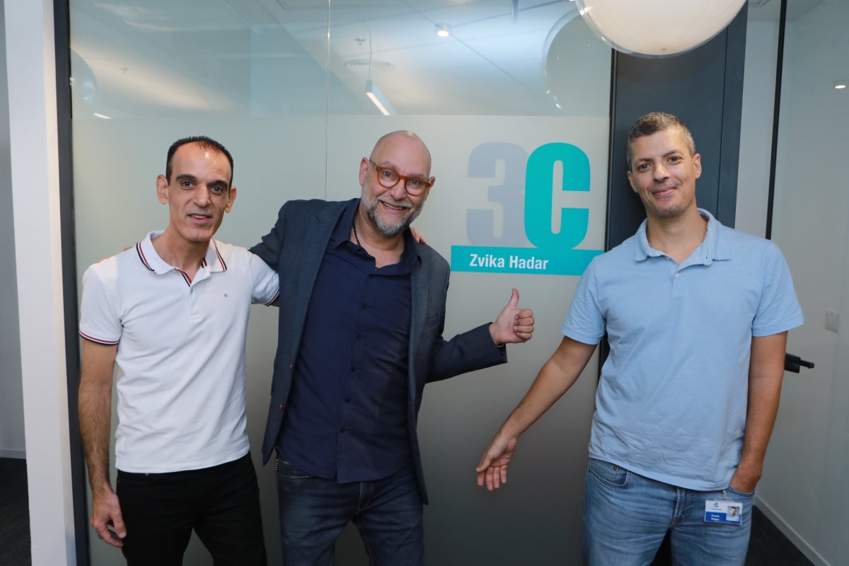 רגב פרץ, צביקה הדר וחן ביתן. קרדיט - צילום פרטי