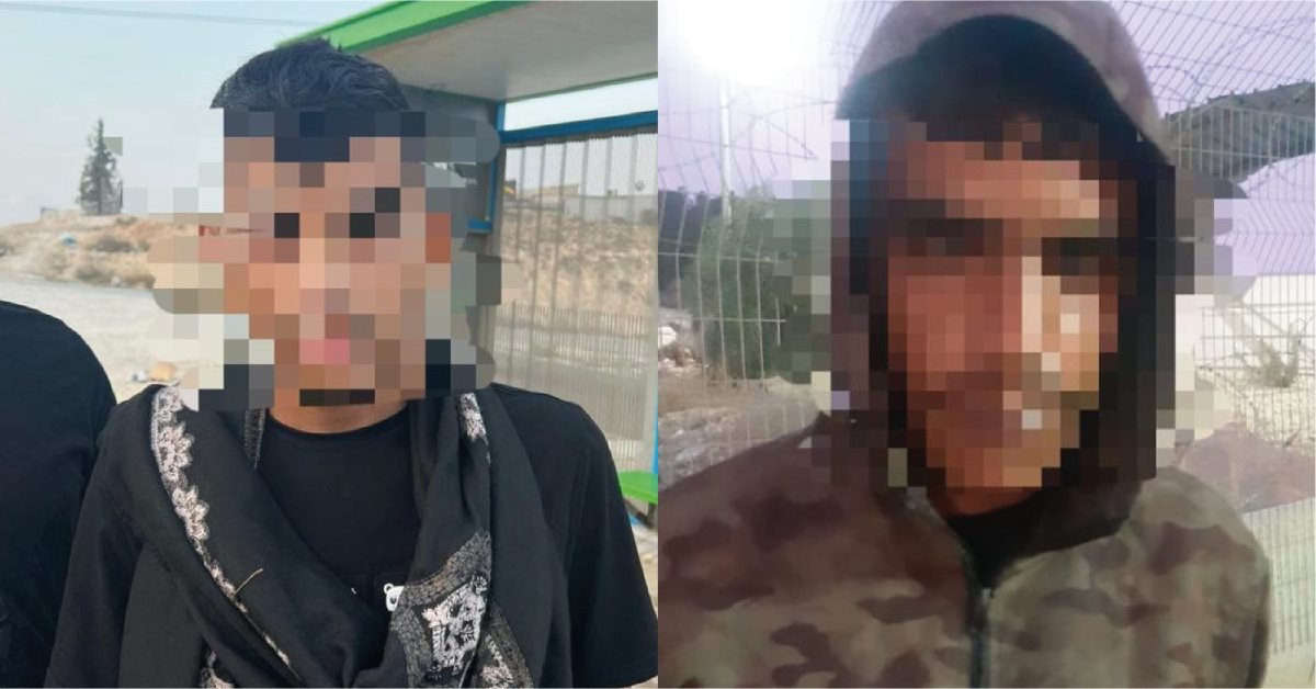 שני החשודים בגניבת הרכבים. קרדיט - צילום פרטי