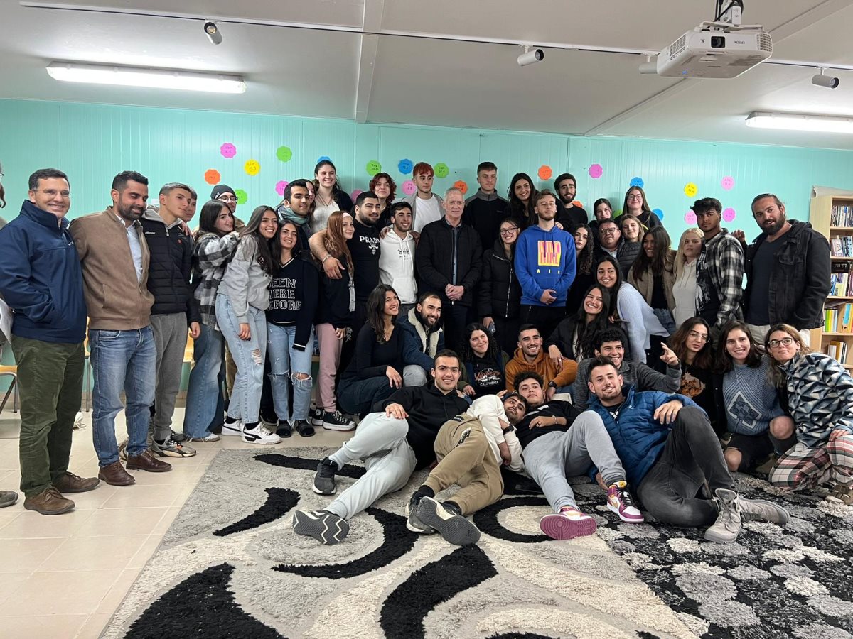 בני גנץ בבאר שבע. צילום: יח"צ