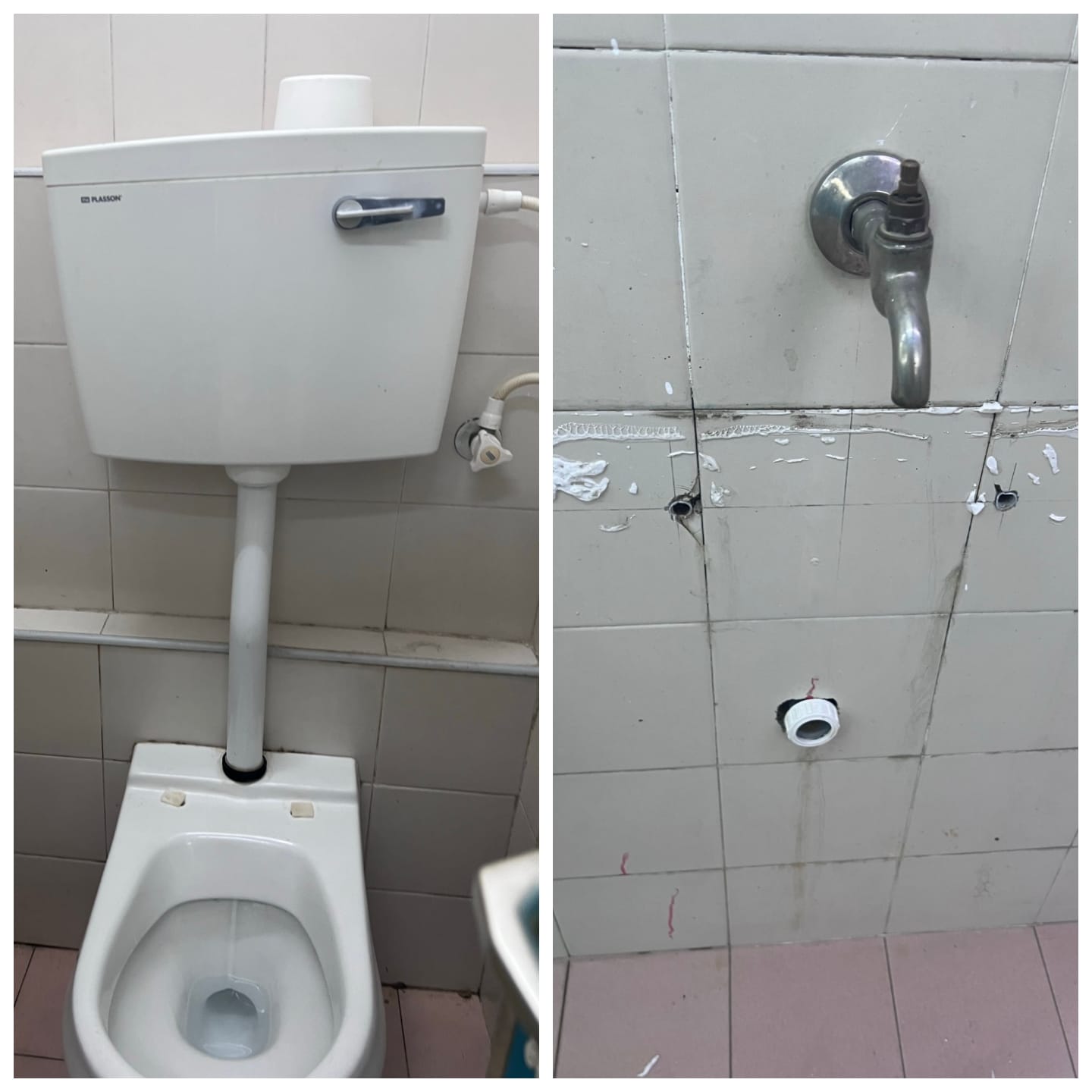 אסלות שבורות ובלי כיורים. קרדיט - צילום פרטי