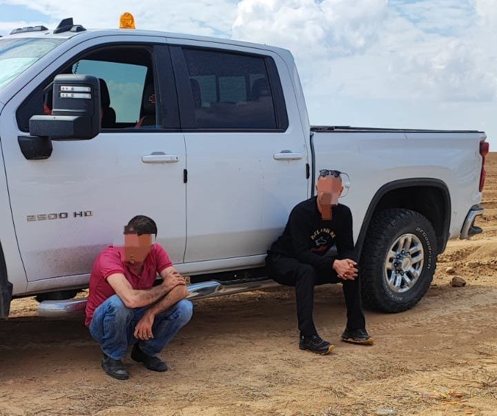 שני החשודים. קרדיט - משטרת ישראל