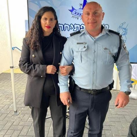 איציק ז"ל ואשתו טלי בוזוקשוילי. צילום: פרטי