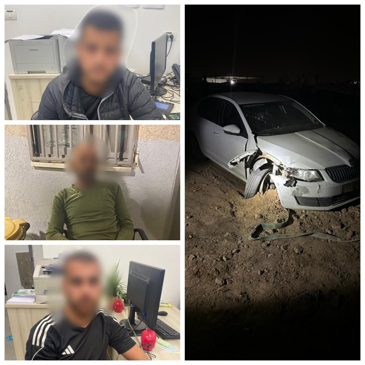 החשודים. קרדיט - משטרת ישראל