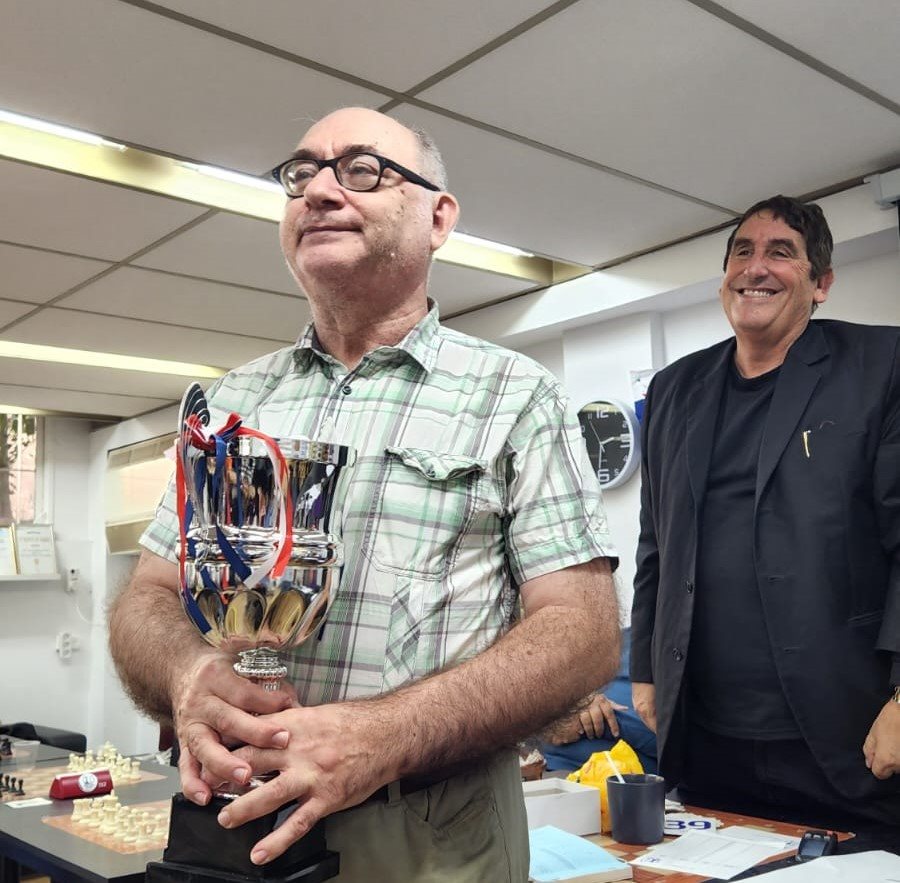 רב אמן סמיון דבויריס. צילום: מועדון השחמט באר שבע