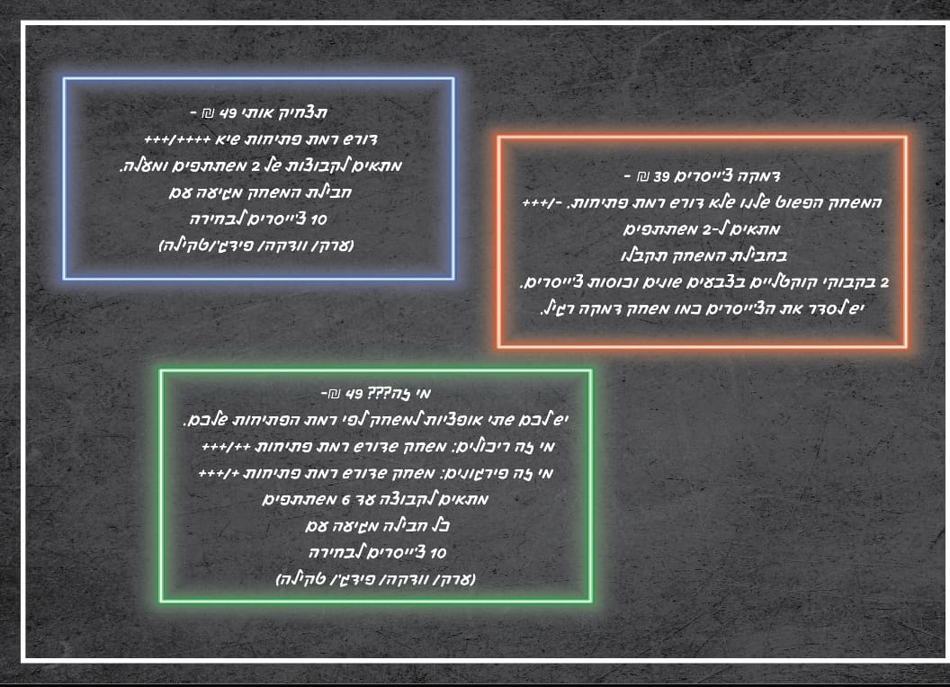 המשחקים בבר ה FRIENDS