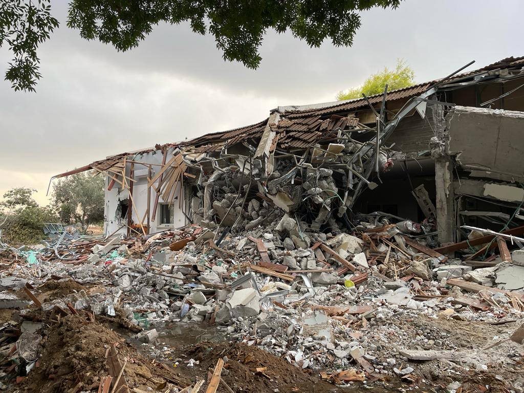 קיבוץ בארי, ביום שאחרי. קרדיט - תוכן גולשים ע"פ סעיף 27א'