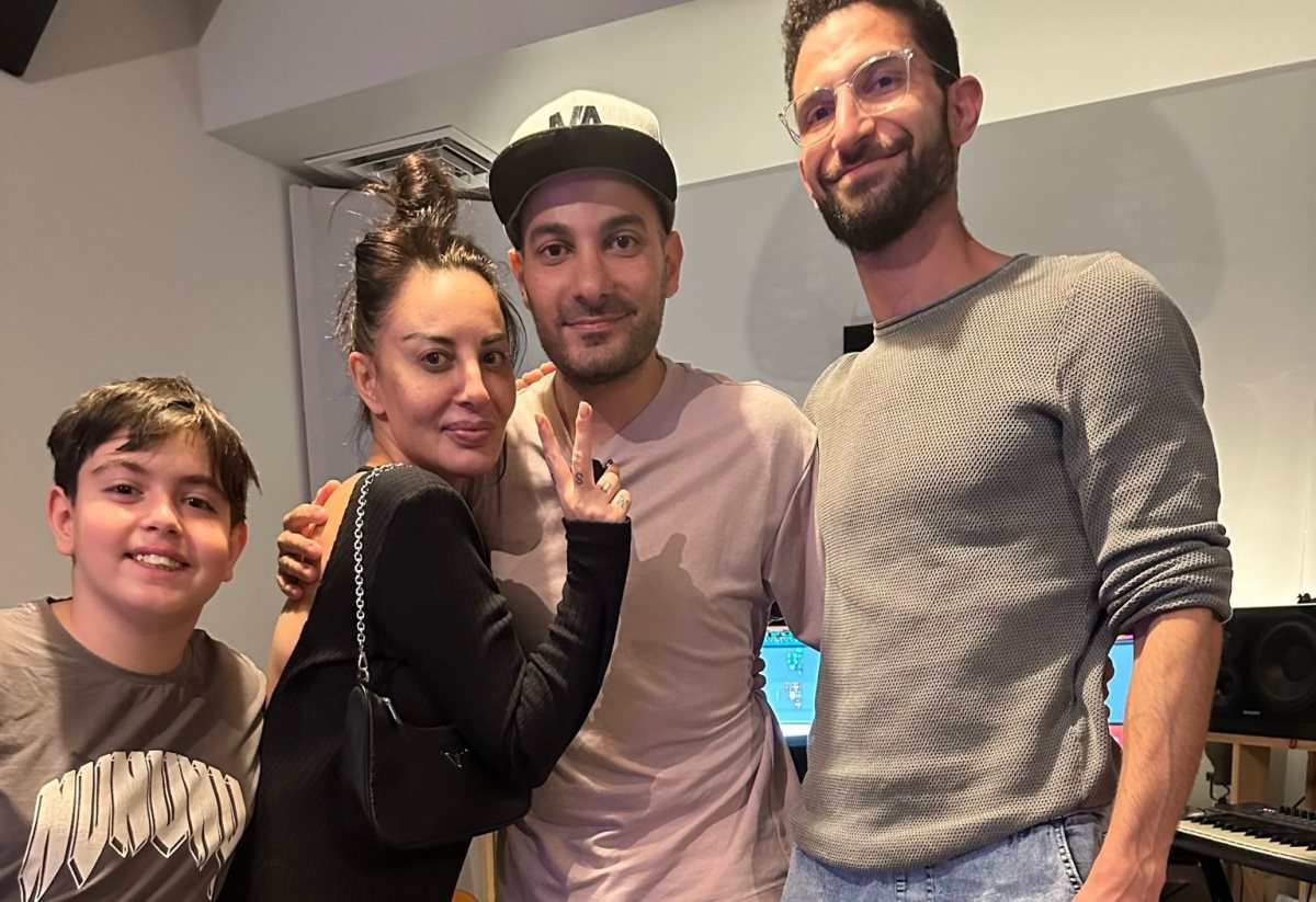 דיגי מור אברהמי עם מאיה בוסקילה. צילום: פרטי