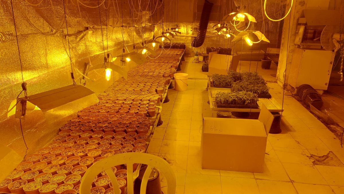 המעבדה שנתפסה. קרדיט - דוברות מרחב נגב