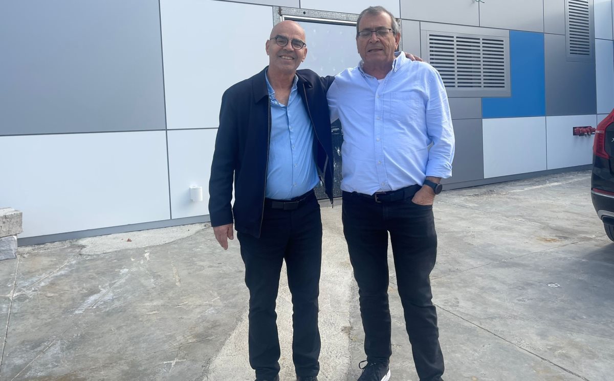 אברהם מימון ומרקו אברג'ל. קרדיט - יח''צ