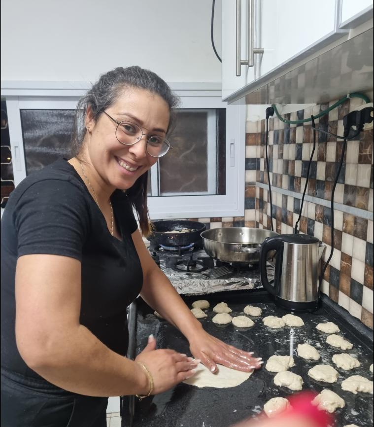 בבית של לילך חמראוי. צילום: פרטי