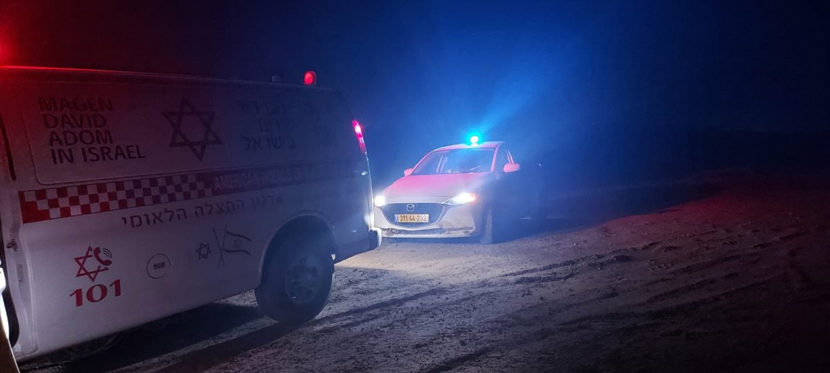 זירת הרצח. קרדיט - משטרת ישראל