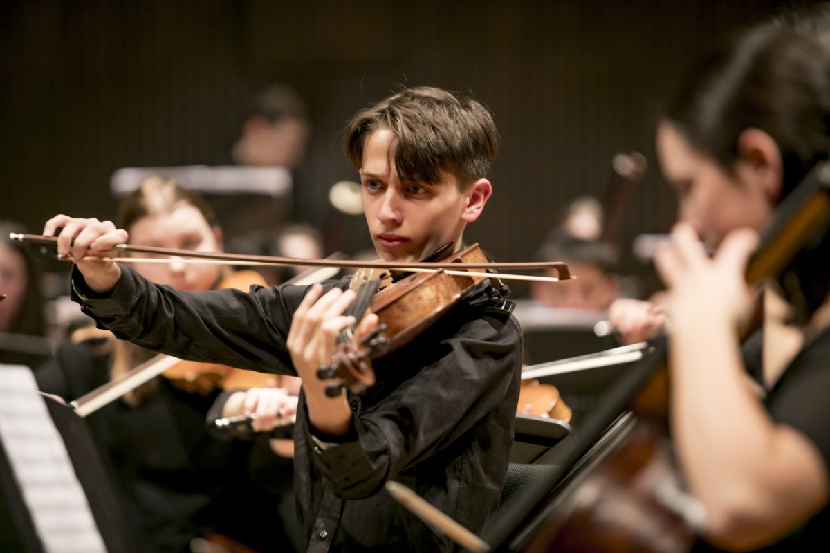 התזמורת הפילהרמונית הצעירה. קרדיט: יעל אילן