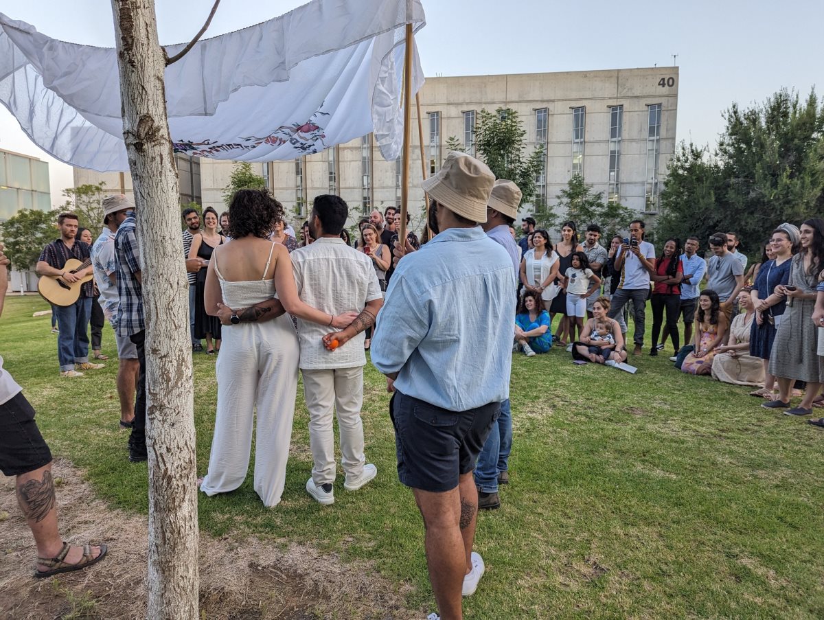 חתונה בקמפוס. קרדיט עדי שמאי