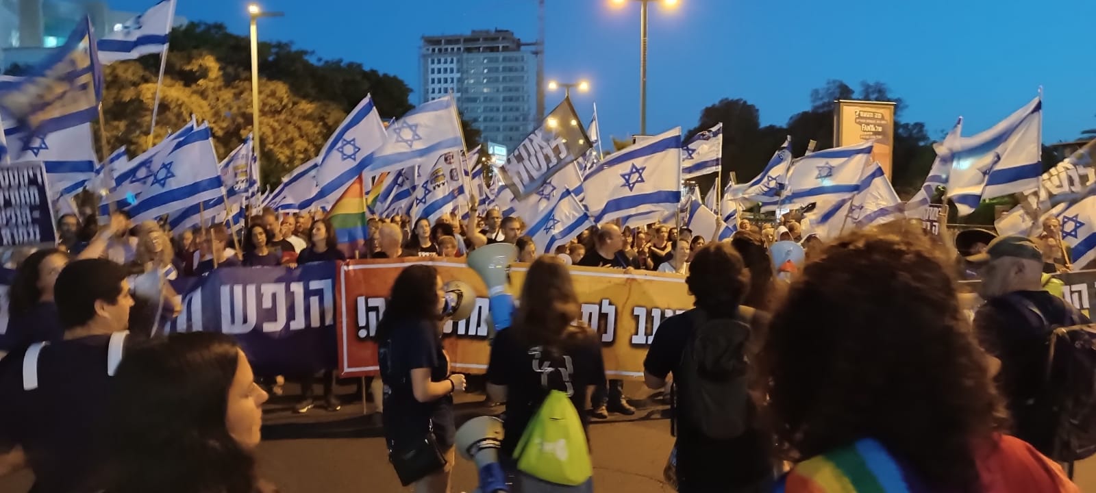 המחאה אמש בבאר שבע. קרדיט צילום פרטי