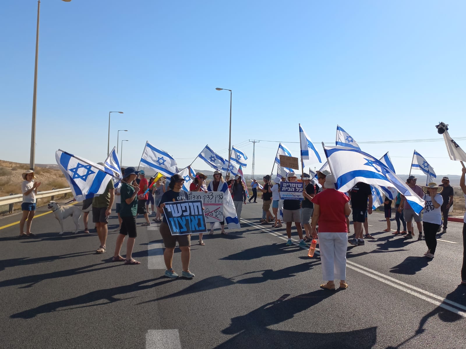 כביש 40 צומת מדרשת בן גוריון. צלם אילן בנשלום