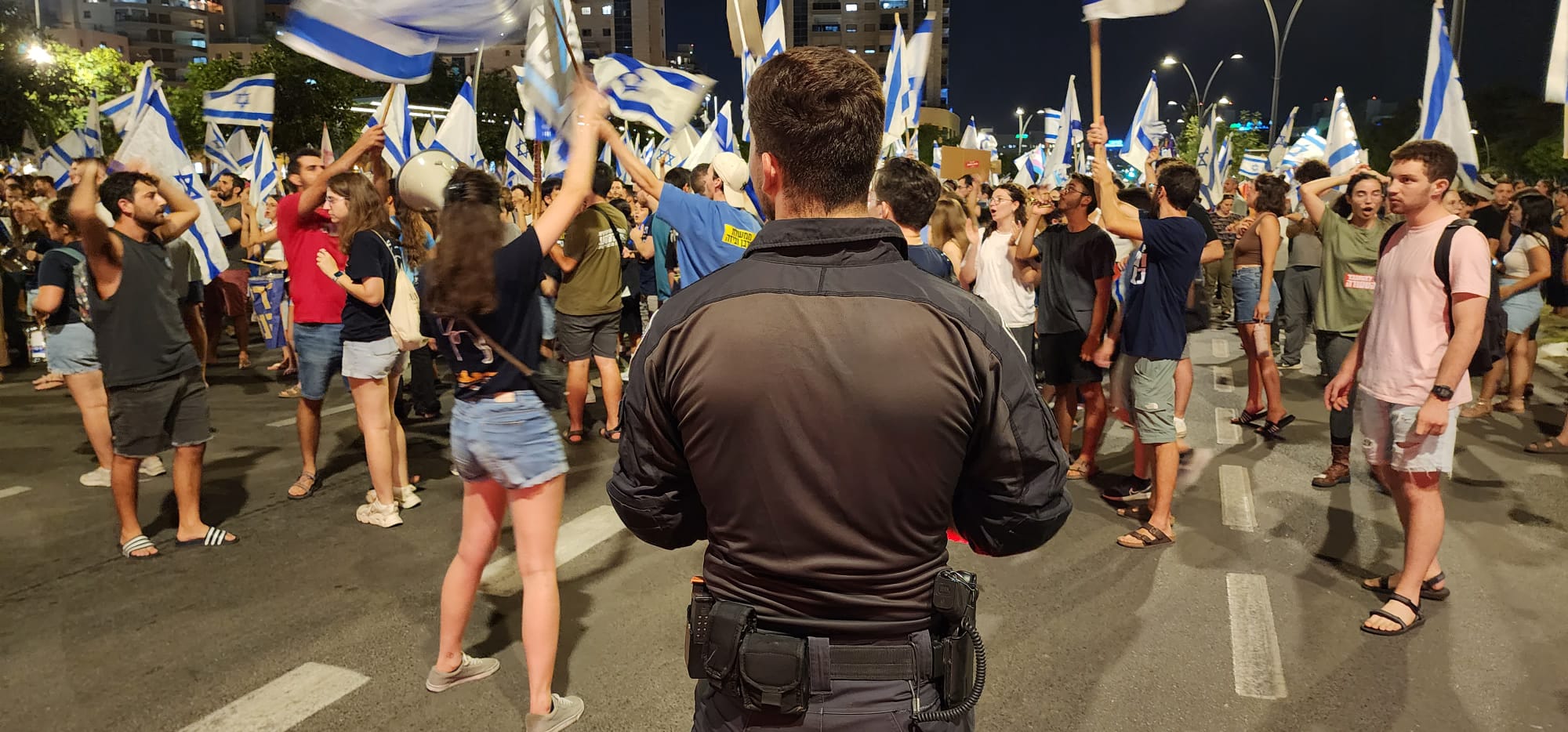 ההפגנה בבאר שבע . קרדיט יעל רונן