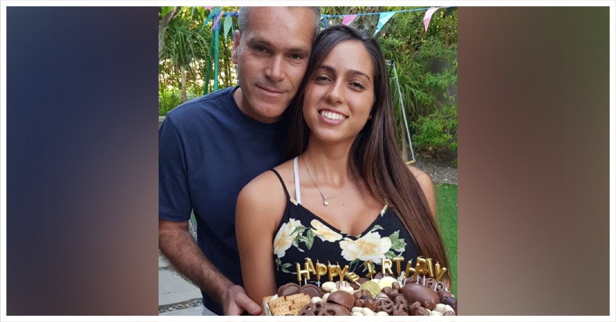 ליהי עם אבא ניצן ז"ל. צילום: פרטי