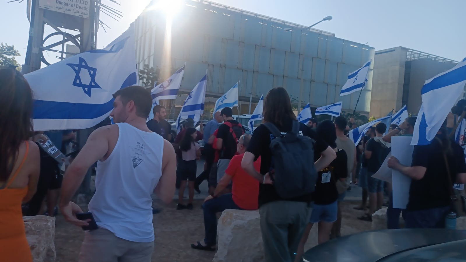 מפגינים היום. קרדיט מחאת הסטודנטים