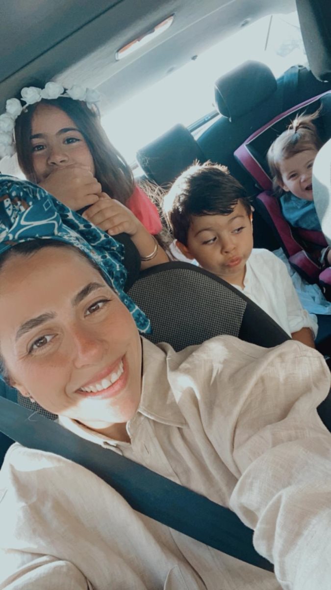 נופת אוחנה והילדים. צילום: פרטי