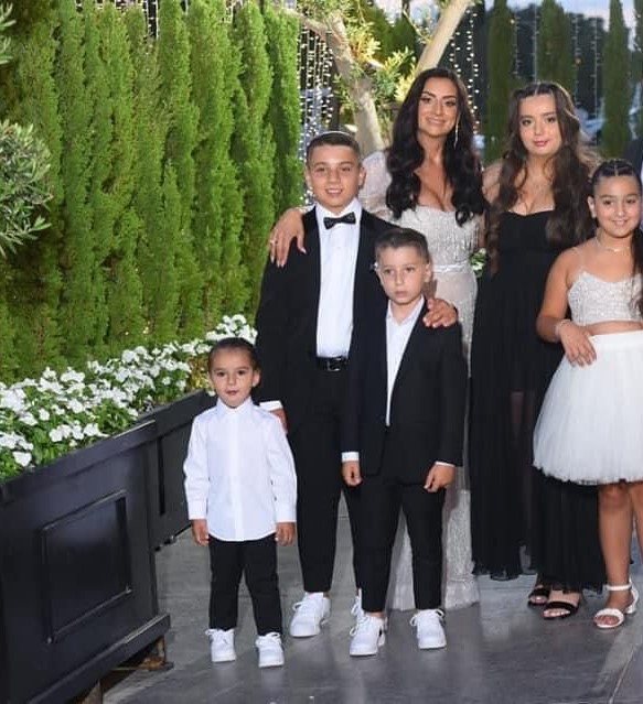 סיון רווח והילדים. צילום: פרטי