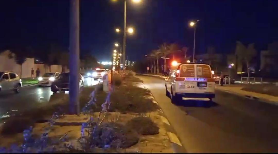 זירת התאונה. קרדיט - ידידיה נעים