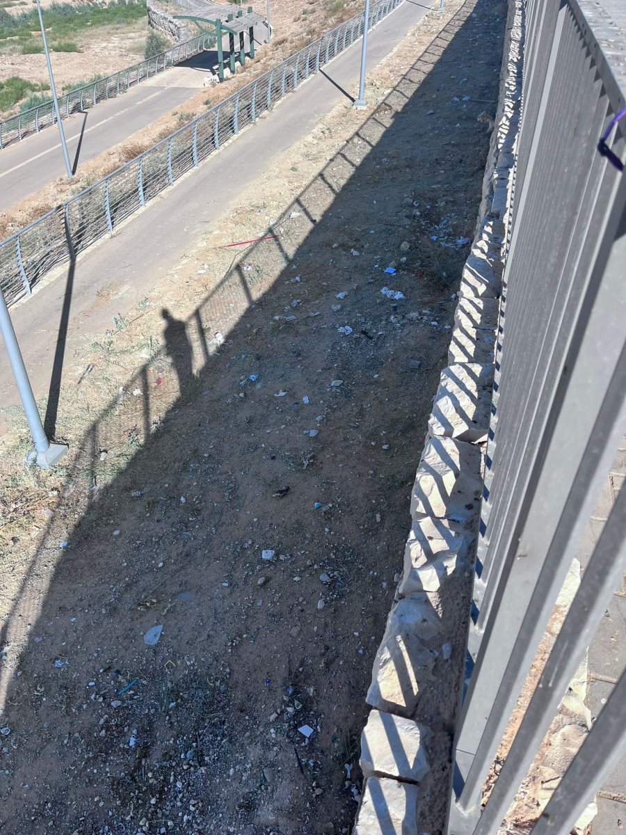 השביל הצמוד לטיילת. קרדיט - צילום פרטי