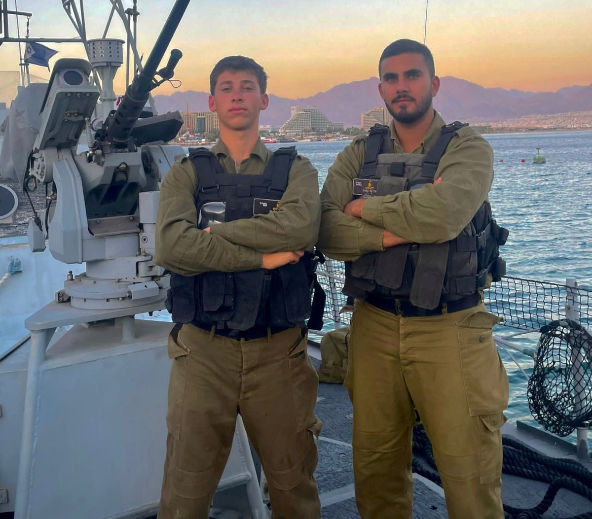 אופק ואורי. קרדיט - דובר צה"ל