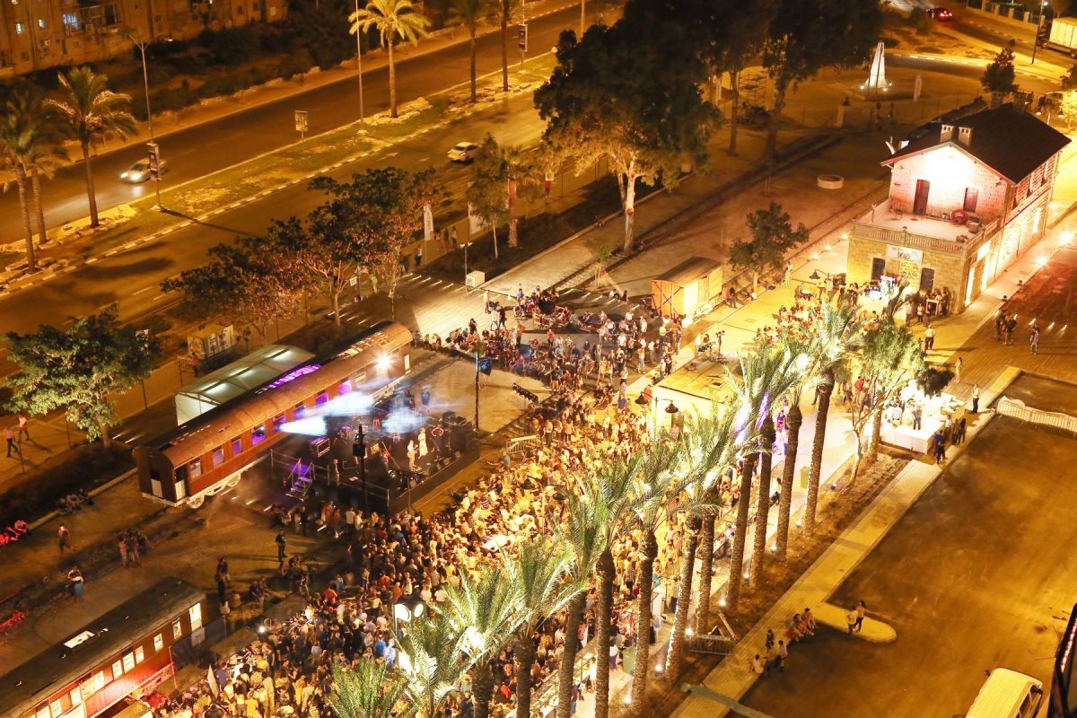  מעוף ציפור מתחם הקטר פסטיבל היין - קרדיט דיאגו