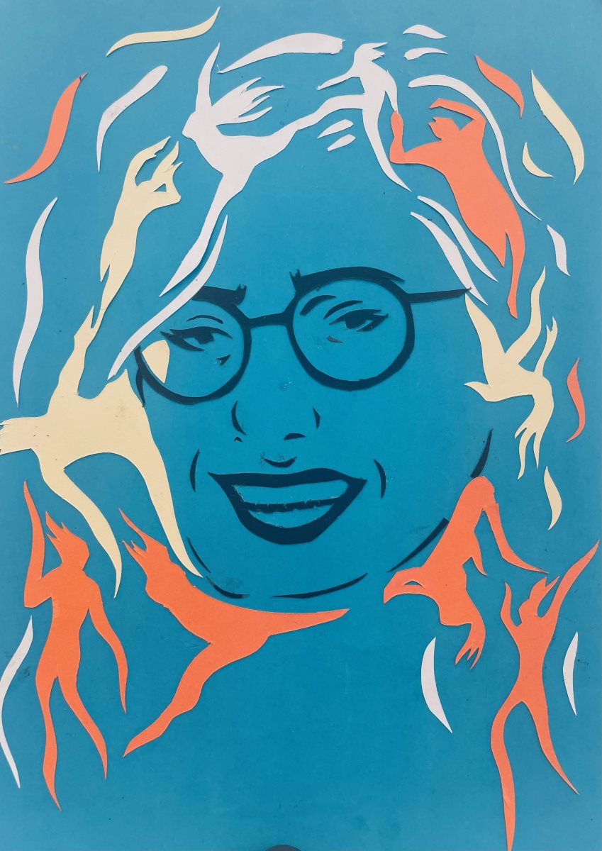 גלית קורוטקביץ' יצרה פורטרט של ליזה שירה פוטרמן. קרדיט - SCE