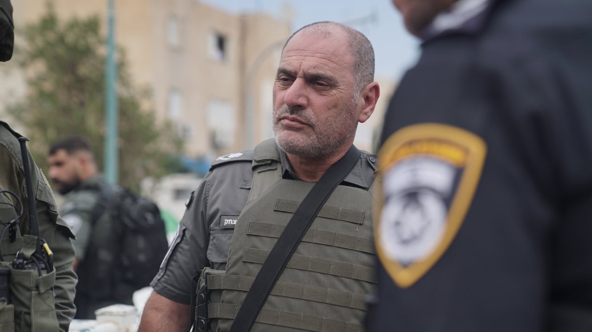 מפקד משמר הגבול, ניצב יצחק בריק. קרדיט - מג"ב