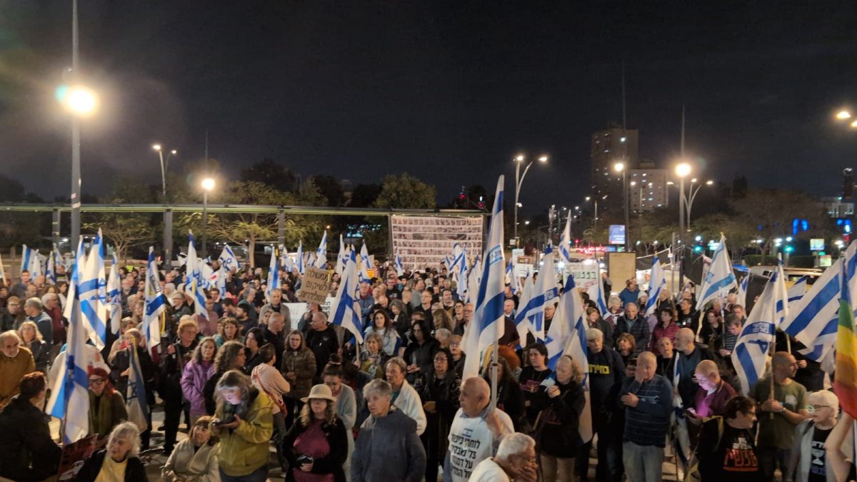 באר שבע - הפגנת בחירות עכשיו 13.4.24. קרדיט תניא ציון וולדקס