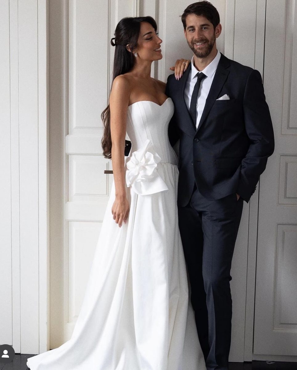 טליה עובדיה ושחף רז ביום חתונתם. צילום: עידן חסון (תוכן גולשים ע"פ סעיף 27א' )