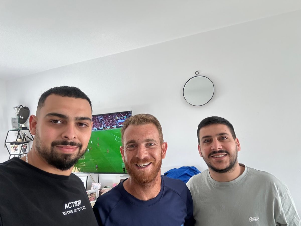 מימין לשמאל - דור וקנין, אור הרשקוביץ , אלירן אבוקרט. קרדיט- צילום פרטי