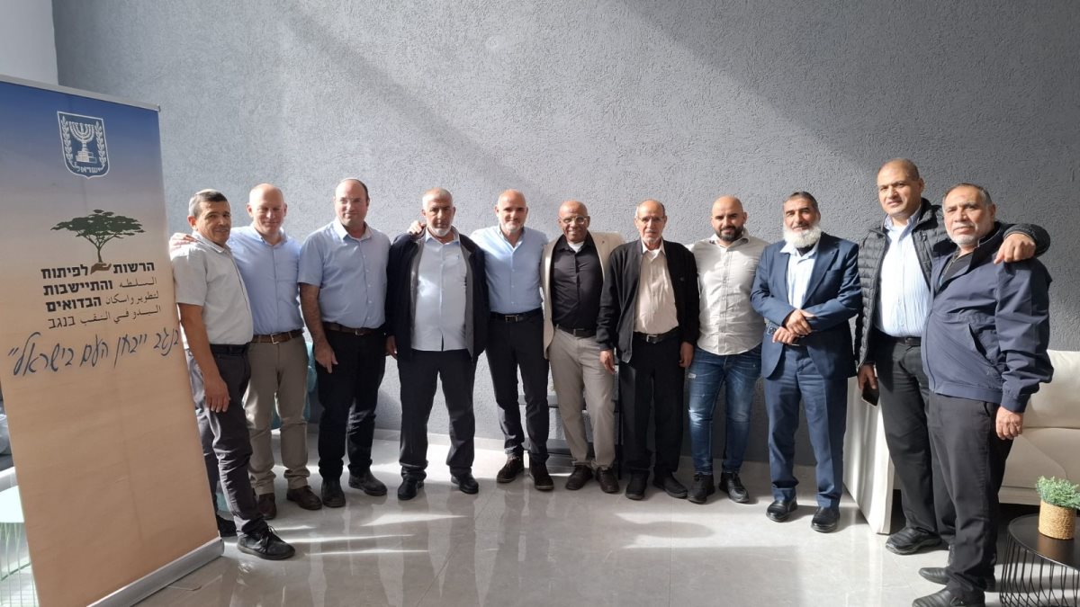  קרדיט צילום: באדיבות הרשות לפיתוח והתיישבות הבדואים בנגב